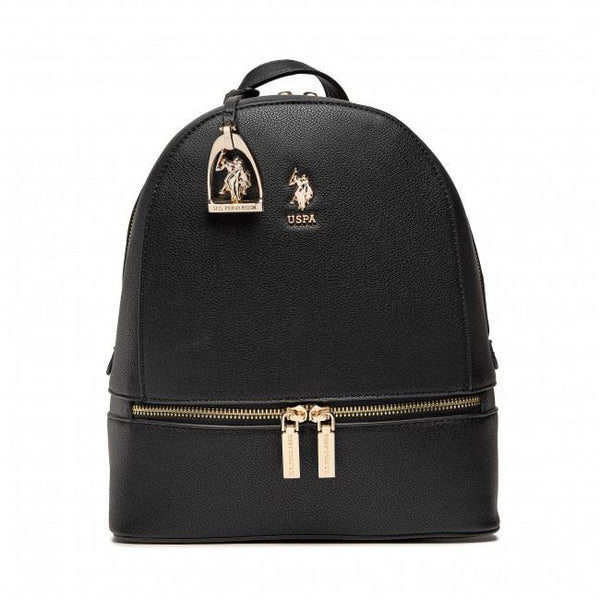 U.S. POLO ASSN BORSE/ACCESSORI - New Jones Backpack PU Black - UNICO