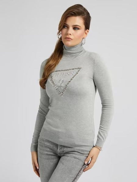 GUESS DONNA - NOEMI TN LS SWTR - GRIGIO