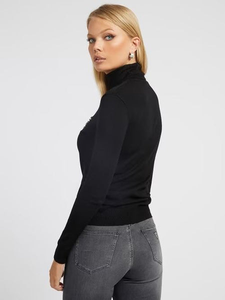 GUESS DONNA - NOEMI TN LS SWTR - NERO