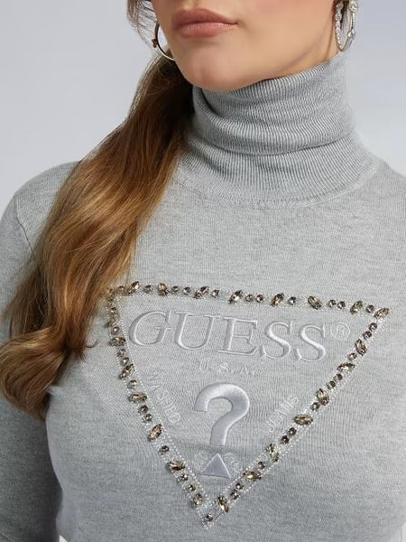 GUESS DONNA - NOEMI TN LS SWTR - GRIGIO