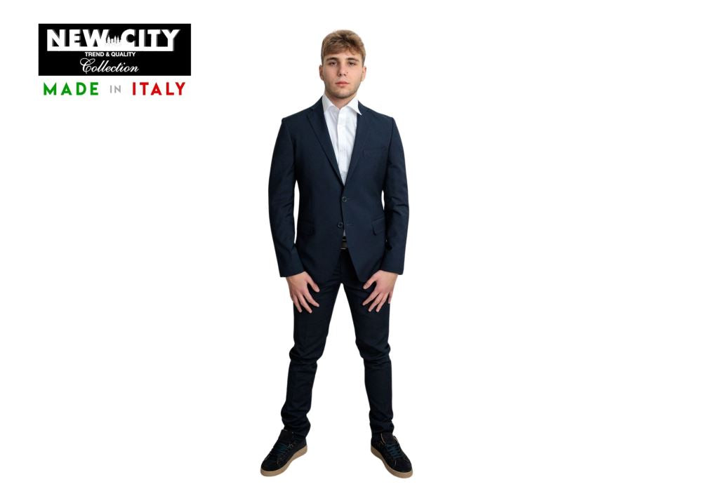 NEW CITY COLLECTION- ABITO D7 MADE IN ITALY - BLU