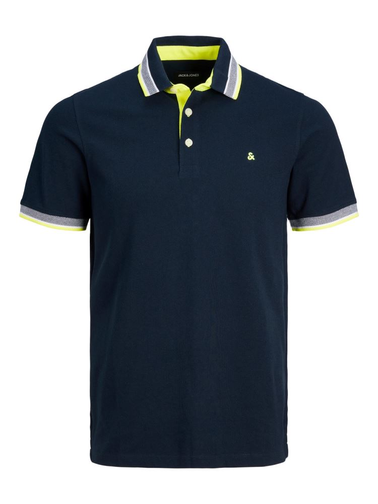 JACK & JONES PLUSS - JJEPAULOS POO SS NOOS PLUSS - BLU