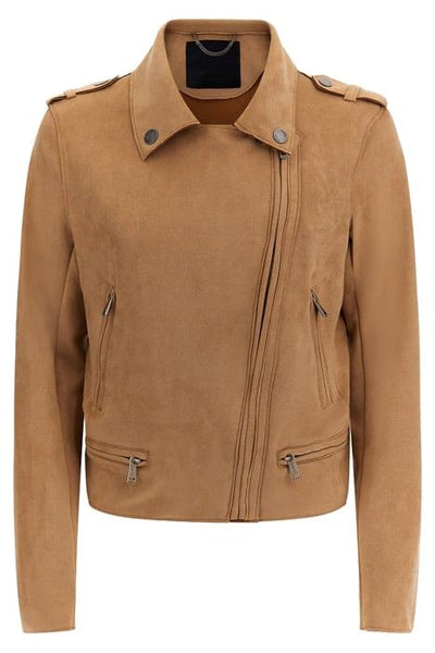 GUESS DONNA - MON ICA JACKET - BEIGE