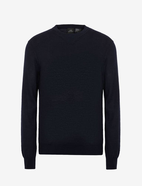 ARMANI EXCHANGE UOMO - PULLOVER - BLU
