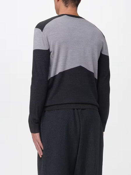 ARMANI EXCHANGE UOMO - PULLOVER - GRIGIO