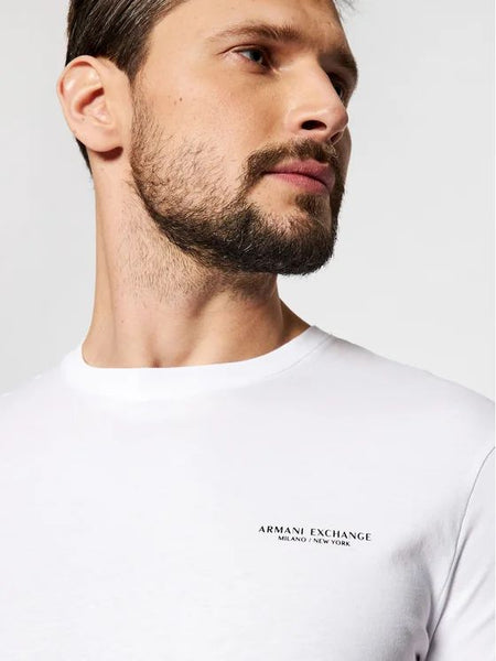 ARMANI EXCHANGE UOMO - T-SHIRT - BIANCO