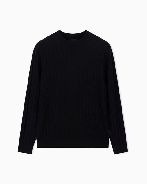 ARMANI EXCHANGE UOMO - PULLOVER - NERO