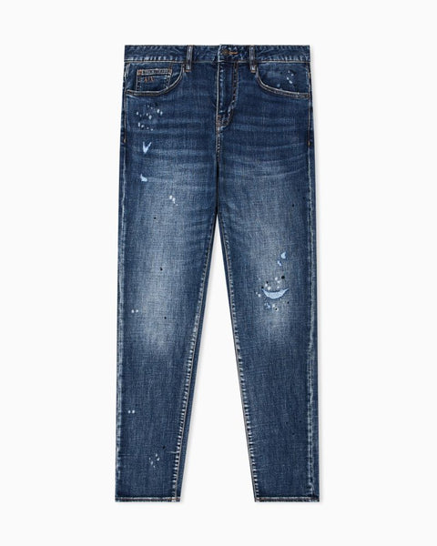 ARMANI EXCHANGE UOMO - 5 POCKETS PANT - DENIM BLU