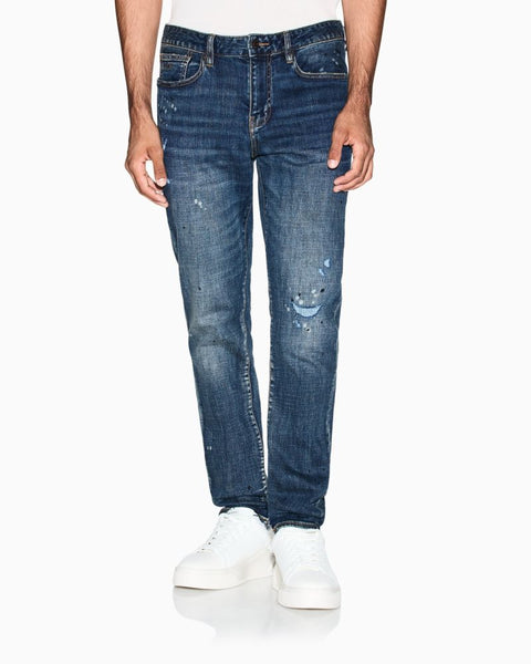 ARMANI EXCHANGE UOMO - 5 POCKETS PANT - DENIM BLU