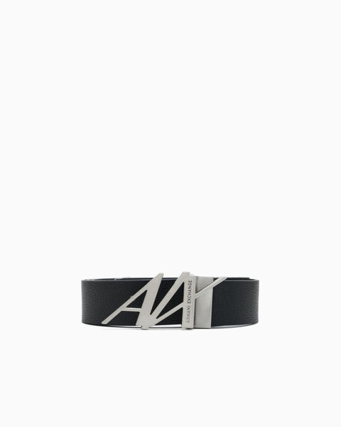 ARMANI EXCHANGE UOMO - PLATE BELT - NERO