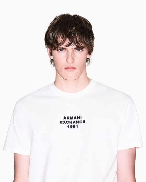 ARMANI EXCHANGE UOMO - T-SHIRT - BIANCO