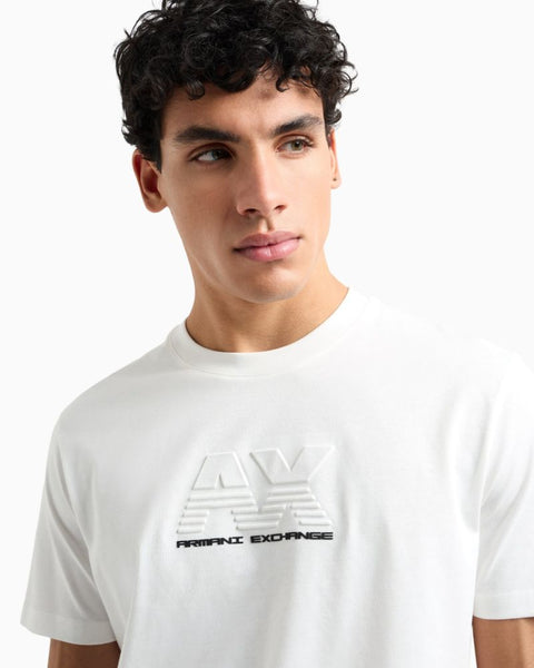 ARMANI EXCHANGE UOMO - T-SHIRT - BIANCO