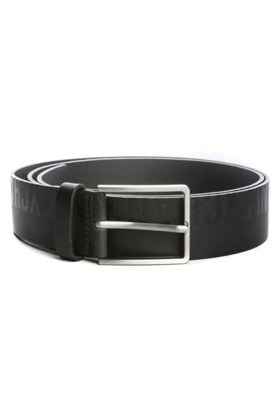 ARMANI EXCHANGE UOMO - TONGUE BELT - NERO