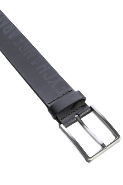 ARMANI EXCHANGE UOMO - TONGUE BELT - NERO