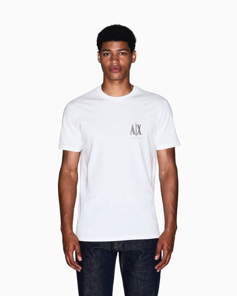 ARMANI EXCHANGE UOMO - T-SHIRT - BIANCO