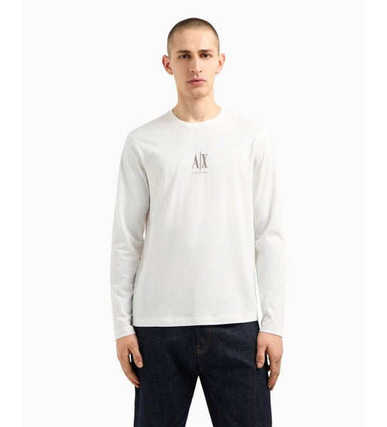 ARMANI EXCHANGE UOMO - T-SHIRT - BIANCO