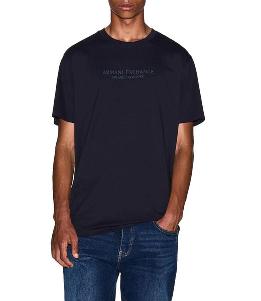 ARMANI EXCHANGE UOMO - T-SHIRT - BLU