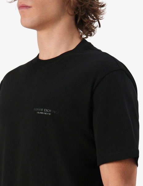 ARMANI EXCHANGE UOMO - T-SHIRT - NERO