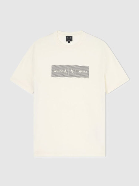 ARMANI EXCHANGE UOMO - T-SHIRT - CREMA