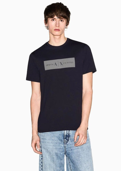 ARMANI EXCHANGE UOMO - T-SHIRT - BLU