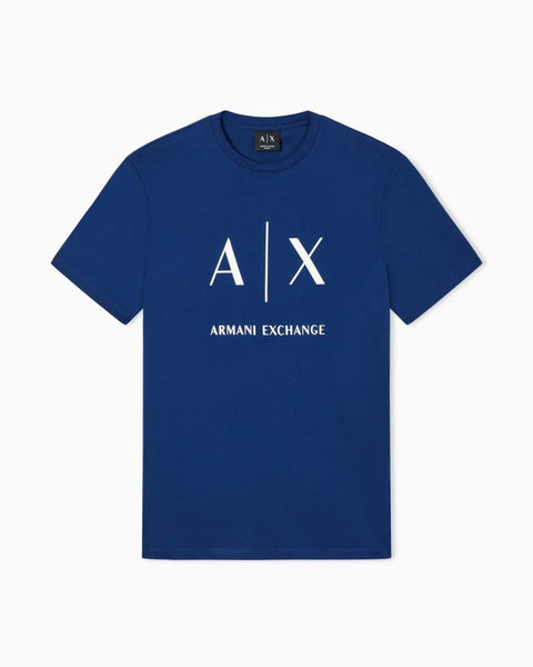 ARMANI EXCHANGE UOMO - T-SHIRT - BLU