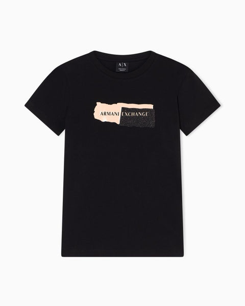 ARMANI EXCHANGE DONNA - T-SHIRT - NERO