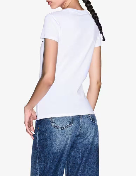 ARMANI EXCHANGE DONNA - T-SHIRT - BIANCO