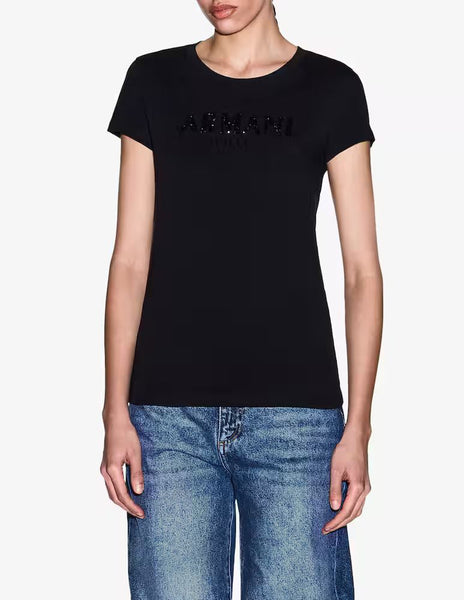 ARMANI EXCHANGE DONNA - T-SHIRT - NERO