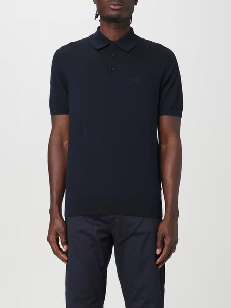ARMANI EXCHANGE UOMO - KNIT POLO - NAVY