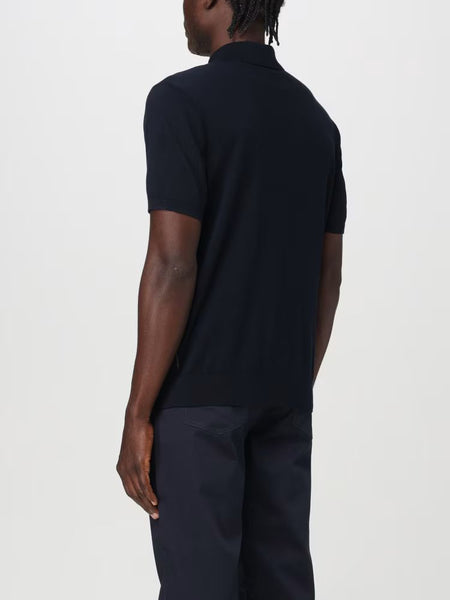 ARMANI EXCHANGE UOMO - KNIT POLO - NAVY