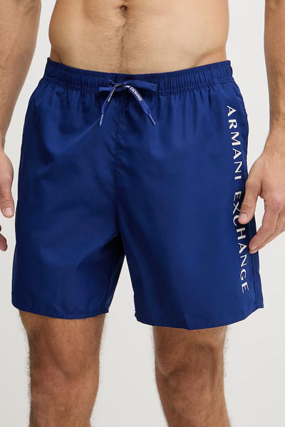 ARMANI EXCHANGE UOMO - BOXER BEACHWEAR - BLU