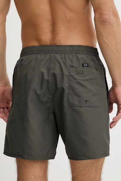 ARMANI EXCHANGE UOMO - BOXER BEACHWEAR - NERO