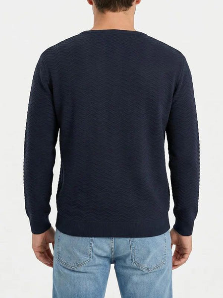 ARMANI EXCHANGE UOMO - PULLOVER - BLU
