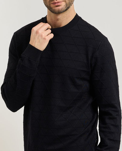 ARMANI EXCHANGE UOMO - PULLOVER - BLU