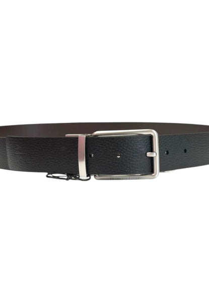 ARMANI EXCHANGE UOMO - TONGUE BELT - NERO/BLU