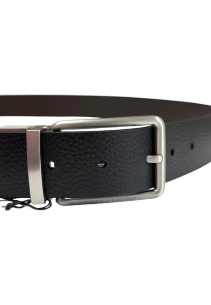 ARMANI EXCHANGE UOMO - TONGUE BELT - NERO/BLU