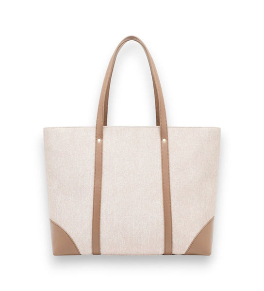 ARMANI EXCHANGE DONNA - SHOPPING BAG - NATURALE