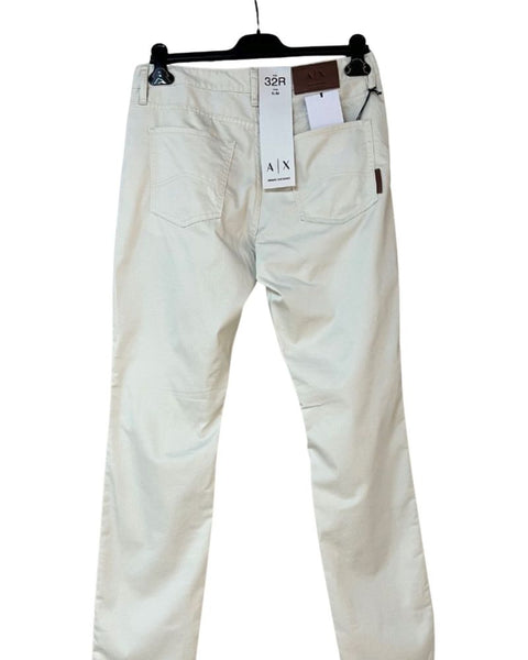ARMANI EXCHANGE UOMO - 5 POCKETS PANT - CREMA