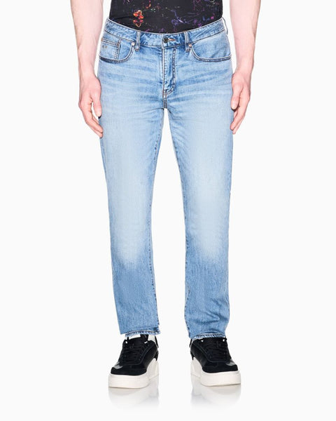ARMANI EXCHANGE UOMO - 5 POCKETS PANT - DENIM BLU
