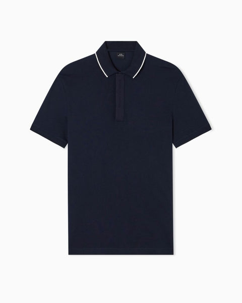 ARMANI EXCHANGE UOMO - POLO SHIRT - BLU