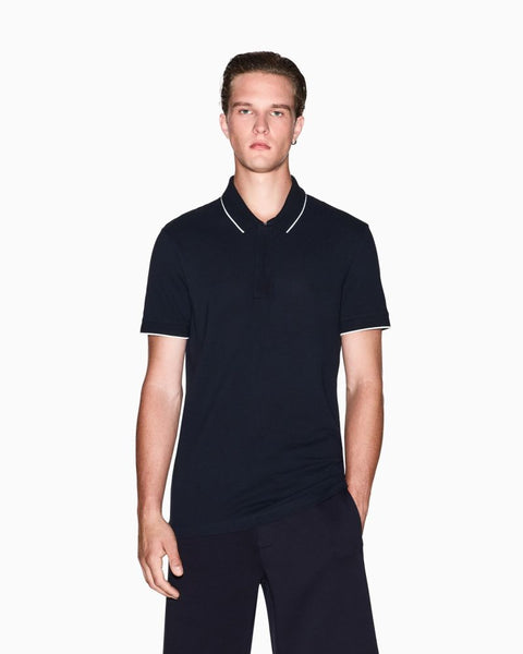 ARMANI EXCHANGE UOMO - POLO SHIRT - BLU