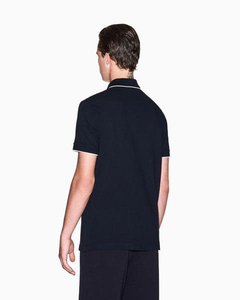 ARMANI EXCHANGE UOMO - POLO SHIRT - BLU