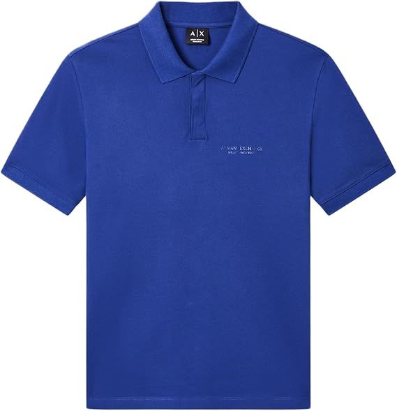 ARMANI EXCHANGE UOMO - POLO SHIRT - BLU