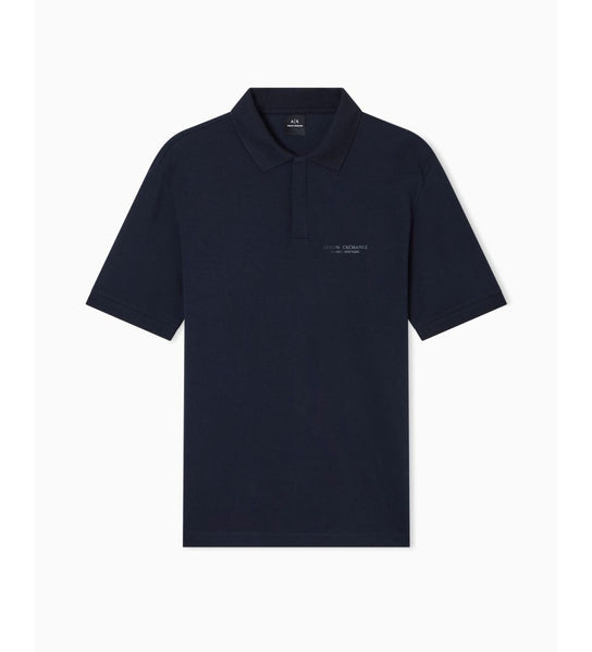 ARMANI EXCHANGE UOMO - POLO SHIRT - BLU