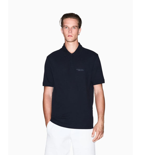 ARMANI EXCHANGE UOMO - POLO SHIRT - BLU