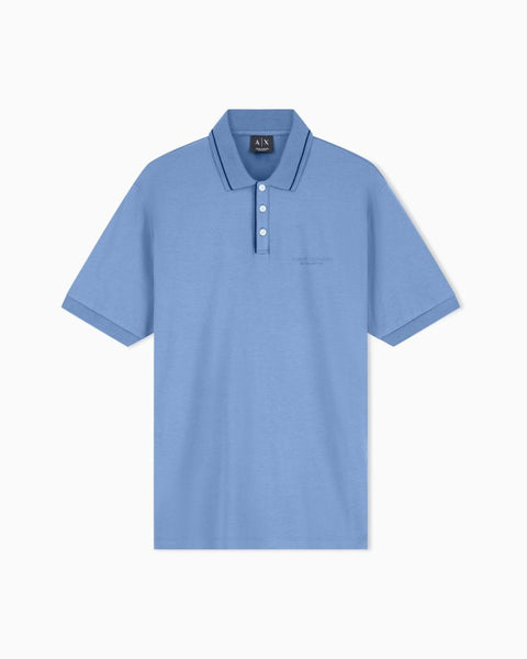 ARMANI EXCHANGE UOMO - POLO SHIRT - BLUETTE
