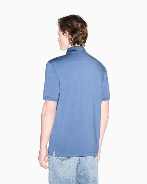 ARMANI EXCHANGE UOMO - POLO SHIRT - BLUETTE