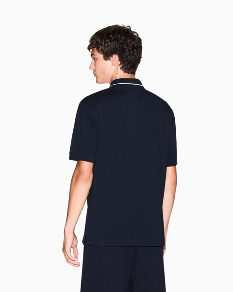 ARMANI EXCHANGE UOMO - POLO SHIRT - BLU