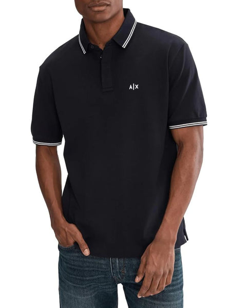 ARMANI EXCHANGE UOMO - POLO SHIRT - BLU