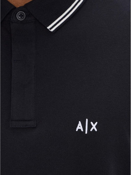ARMANI EXCHANGE UOMO - POLO SHIRT - BLU